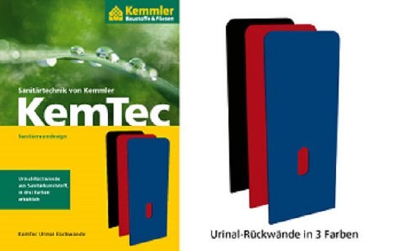 Urinal Rückwände