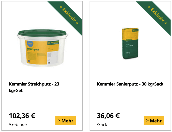 Produkte Kemmler Online