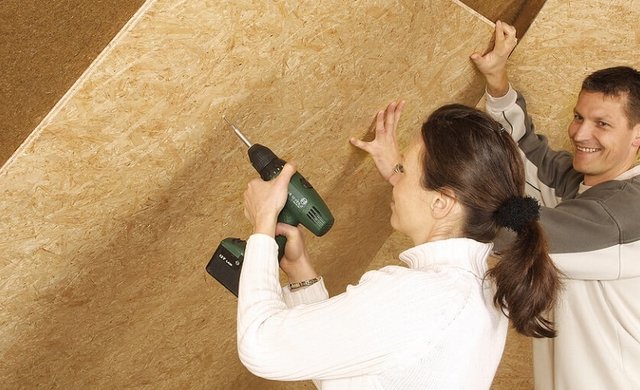 osb platten an die wand verschrauben