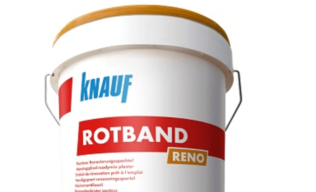 Knauf, Rotband, Ausbau