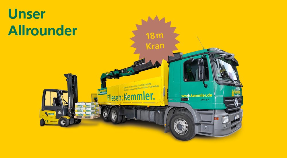 Kemmler Logistik 18 m Kran