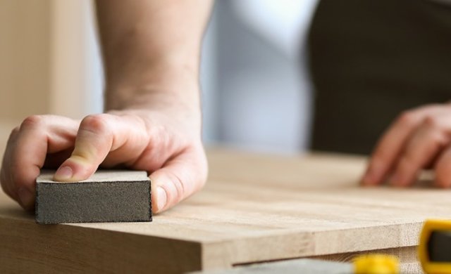 holz richtig schleifen, Schleifpapier