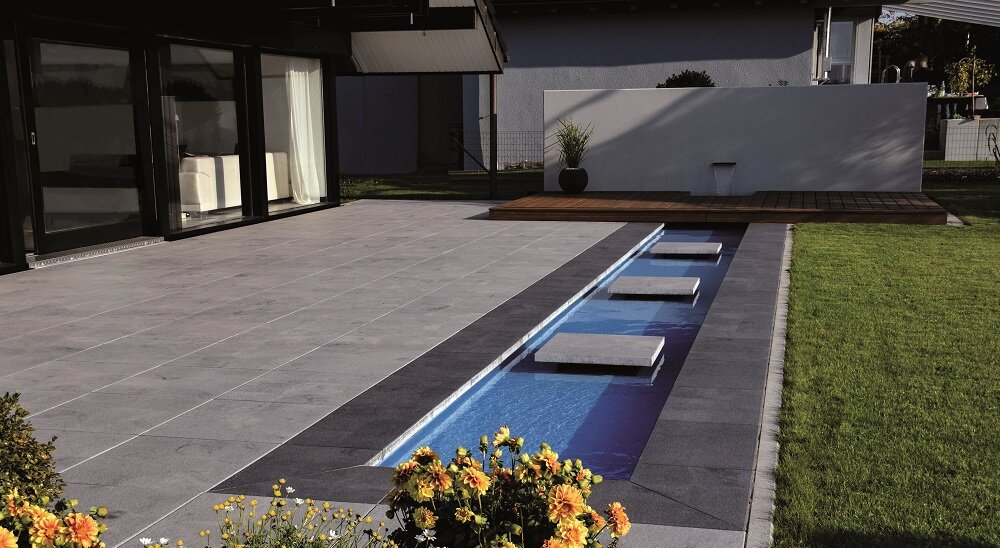 fiamata terrassenplatten braun beton