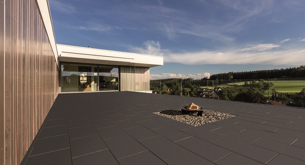 braun beton terrassenplatte trend line