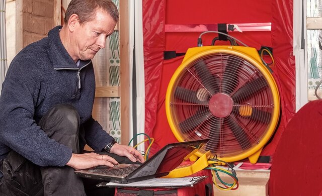 blower door test was ist das