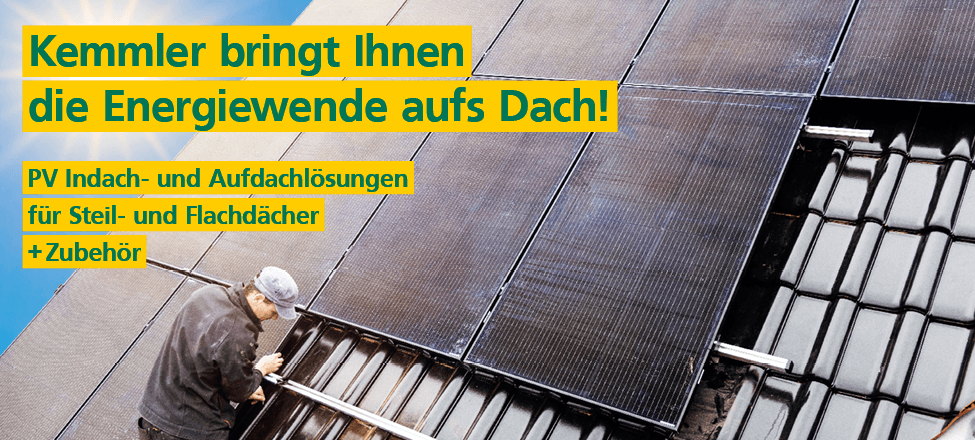 Photovoltaik - gemeinsam mit Kemmler zur Energiewende