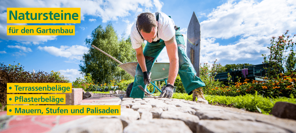 Natursteine für den Gartenbau