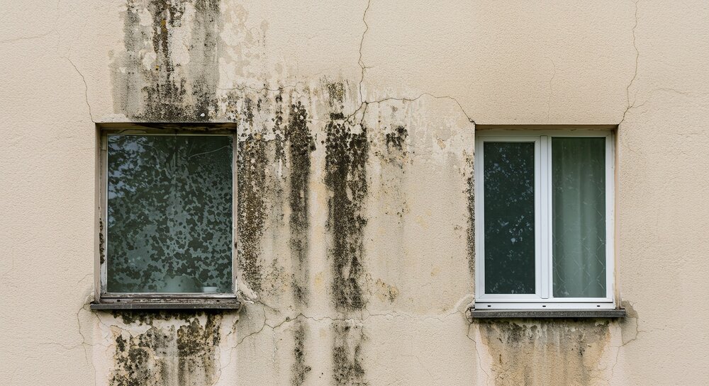 Feuchteschäden an Gebäude