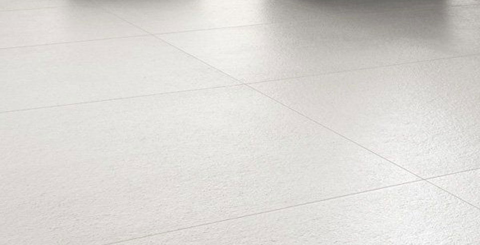 Genoni Bodenfliese 30x60cm weiss Feinsteinzeug unglasiert rektifiziert