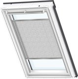 VELUX Plissee manuell FHL M04 1262S M04/78x98 cm FHL 1262S - Dekor Grau/Weiß