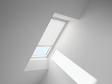 VELUX Elektro Rollo RML CK04 4156S CK04/55x98 cm RML 4156S - Dekor Beige/Weiß