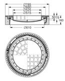 Hydrotec Gube/Guss Abdeckung - MG 104186 (4009.21)