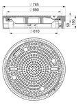 HYDROTEC Guss Abdeckung - MG 104026 (4010.41)