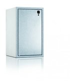 Paul Wolff Mülltonnenbox KLASSIK 2412 Korpus Waschbeton Stahltüre DIN links 1-fach feuerverzinkt