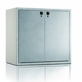 Paul Wolff Mülltonnenbox KLASSIK 1202 Korpus Sichtbeton Stahltüre 2-fach