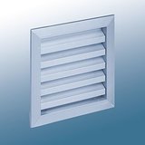 UPMANN Wetterschutzgitter für Mauereinbau
