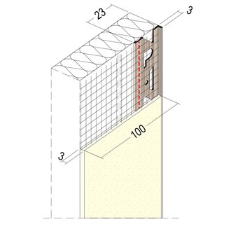 Protektorwerk PVC Putzabschlussprofil WDVS Länge 2500 mm ...