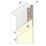 Protektorwerk PVC Putzabschlussprofil WDVS