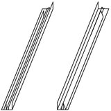 VELUX Verlängerungsteile ETW WK34 0000 WK34 ETW 0000 - Ziegel/hoch Welle