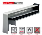 RBB Aluminium Gleitendstück RAG² 40 Ausladung 260 mm RAL 9016