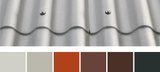 Eternit Wellplatte Profil 5 2000x920 mm dunkelbraun