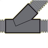 PE-HD Abzweig DN 100/DN 100