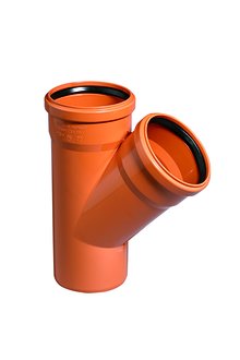 PVC KG Abzweig 45 Grad