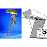 Wellhöfer Holz-Bodentreppe - 3-tlg., 3D 1200x600x250 mm