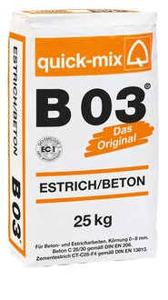 quick-mix Betonestrich B03