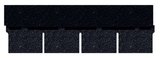 Onduline BARDOLINE Pro S 125 - Rechteck-Form Rechteck - Form schwarz