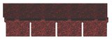 Onduline BARDOLINE Pro S 125 - Rechteck-Form Rechteck - Form rot
