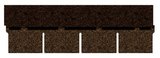 Onduline BARDOLINE Pro S 125 - Rechteck-Form Rechteck - Form braun