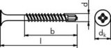 ACP Gipsplattenschrauben - Bohrschrauben 1000 Stück 3,5x35 mm
