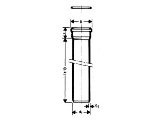 Bogen PP KG 2000 DN 100 45 Grad