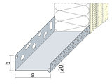 Sockelprofil 120 mm WDVS, Aluminium - 250 cm